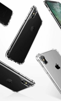 iPhone XR - Anti Shock &amp;amp; Glas - Transparant