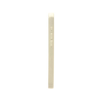 iPhone 16e - Almond Beige - Glitter Siliconen MagSafe Back Cover