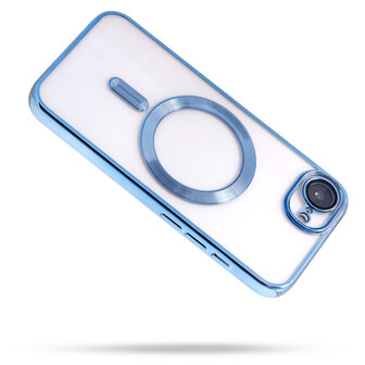 iPhone 16e - Blauw - Siliconen MagSafe Back Cover