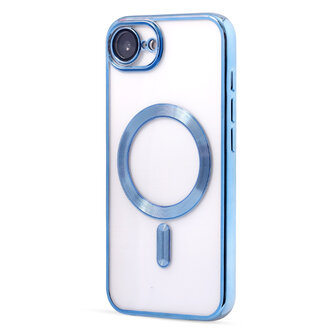 iPhone 16e - Blauw - Siliconen MagSafe Back Cover
