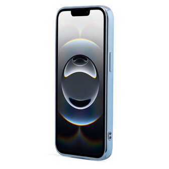 iPhone 16e - Blauw - Siliconen MagSafe Back Cover