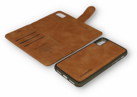 iPhone XS Max Sienna Brown - 2 in 1 Book Case