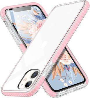 iPhone 12 Mini Roze - Gel Armor Back Cover