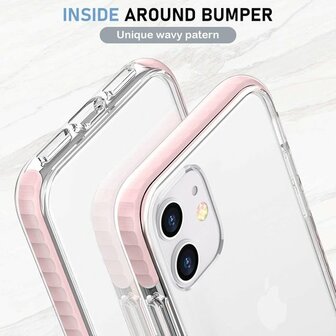 iPhone 12 Mini Roze - Gel Armor Back Cover