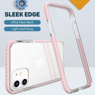 iPhone 12 Mini Roze - Gel Armor Back Cover