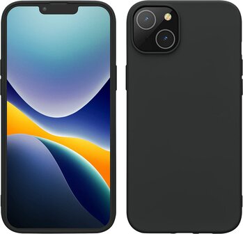 iPhone 14 Plus - Liquid Back Cover - Zwart