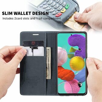 Samsung A51 Shadow Gray - Book Case