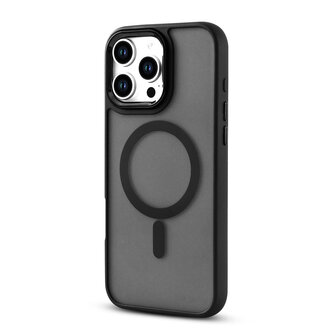 iPhone 16 Pro - Zwart - Matte Armor - Geschikt voor MagSafe