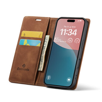 iPhone 16 - Sienna Brown - Book Case