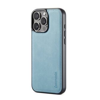iPhone 16 Pro Max - Aqua Blue - 2 in 1 Book Case