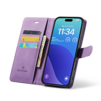 iPhone 16 Pro Max - Bright Lila - 2 in 1 Book Case