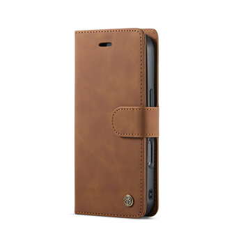 iPhone 16 Pro - Sienna Brown - 2 in 1 Book Case