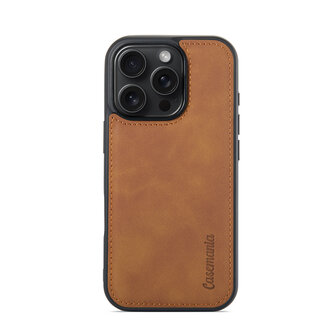iPhone 16 Pro - Sienna Brown - 2 in 1 Book Case