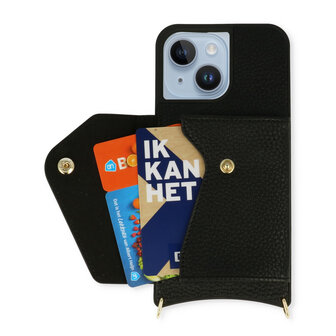iPhone 14 Plus Zwart - Back Cover met Band