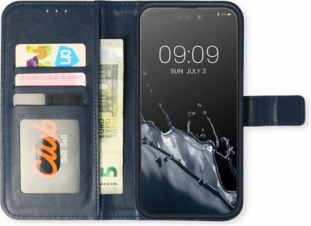 iPhone 14 - Book Case - Blauw