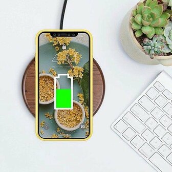iPhone 12 Pro Max - Back Cover &amp;amp; Glas - Geel