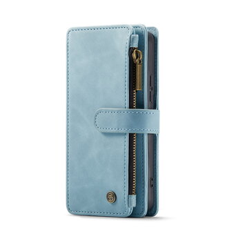 Samsung A55 - Aqua Blue - Book Case met Rits