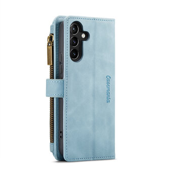 Samsung A55 - Aqua Blue - Book Case met Rits