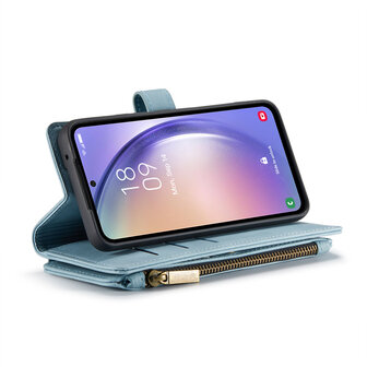 Samsung A55 - Aqua Blue - Book Case met Rits