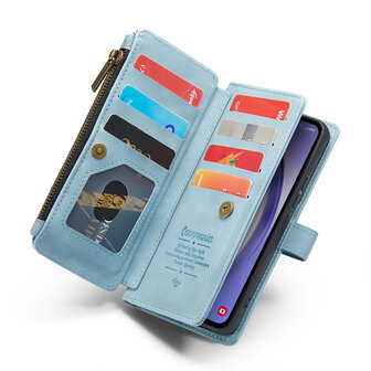 Samsung A55 - Aqua Blue - Book Case met Rits