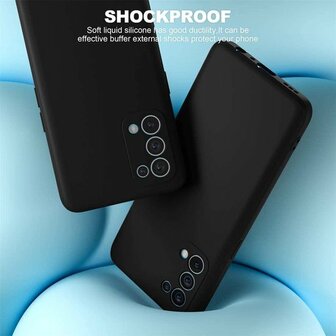 Find X3 Lite 5G - Siliconen Back Cover - Zwart