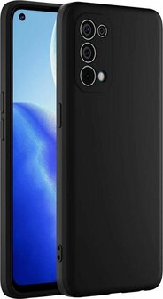 Find X3 Lite 5G - Siliconen Back Cover - Zwart