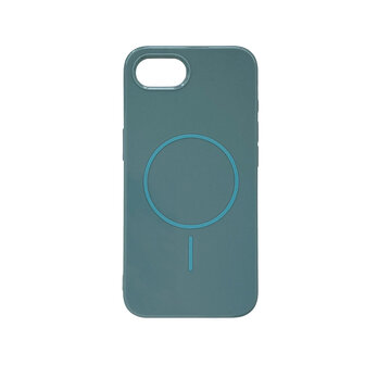 iPhone 16e - Laurel Green - Glitter Siliconen MagSafe Back Cover