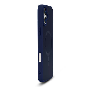 iPhone 16 Plus - Blauw - Carbon MagSafe Back Cover