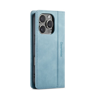 iPhone 16 Pro - Aqua Blue - Book Case