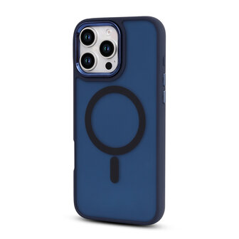 iPhone 16 Pro Max - Blauw - Matte Armor - Geschikt voor MagSafe