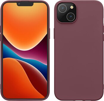 iPhone 14 Plus - Liquid Back Cover - Bordeaux