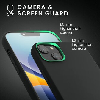 iPhone 14 - Liquid Back Cover - Zwart