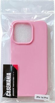 iPhone 14 Pro - HQ TPU Back Cover - Megenta