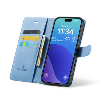 iPhone 16 Pro Max - Sky Blue - 2 in 1 Book Case