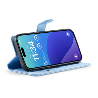 iPhone 16 Pro Max - Sky Blue - 2 in 1 Book Case