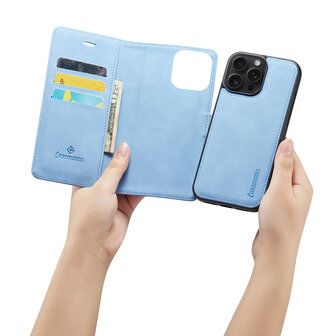 iPhone 16 Pro Max - Sky Blue - 2 in 1 Book Case