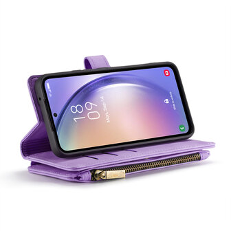 Samsung A14 Bright Lila - Book Case met Rits