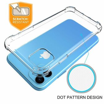 iPhone 11 - Anti Shock &amp;amp; 2X Glas - Transparant