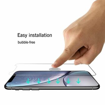 iPhone 11 - Anti Shock &amp;amp; 2X Glas - Transparant