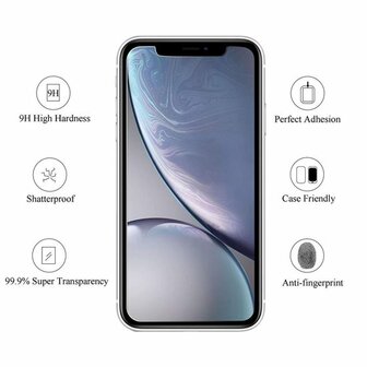 iPhone 11 - Anti Shock &amp;amp; 2X Glas - Transparant