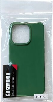 iPhone 14 Pro - HQ TPU Back Cover - Donker Groen