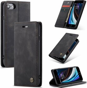 iPhone SE 2020 Charcoal Gray - Book Case