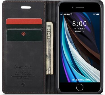 iPhone SE 2020 Charcoal Gray - Book Case