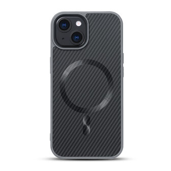 iPhone 14 - Grijs - Carbon MagSafe Back Cover