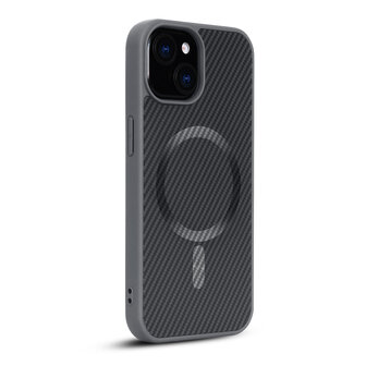 iPhone 14 - Grijs - Carbon MagSafe Back Cover