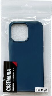 iPhone 13 Pro - HQ TPU Back Cover - Donker Blauw