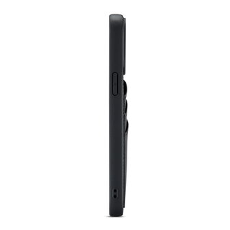 iPhone 14 Pro Max - Back Cover met Kaarthouder - Charcoal Gray