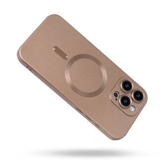 iPhone 16 Pro - Brons - Matte Siliconen MagSafe Back Cover