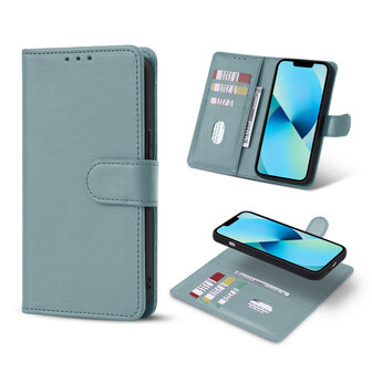 iPhone 16 Pro - 2 in 1 Afneembare Book Case - Blauw