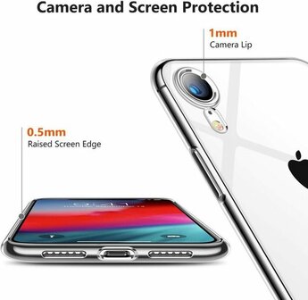 iPhone XR - Back Cover &amp;amp; 2X Glas - Transparant